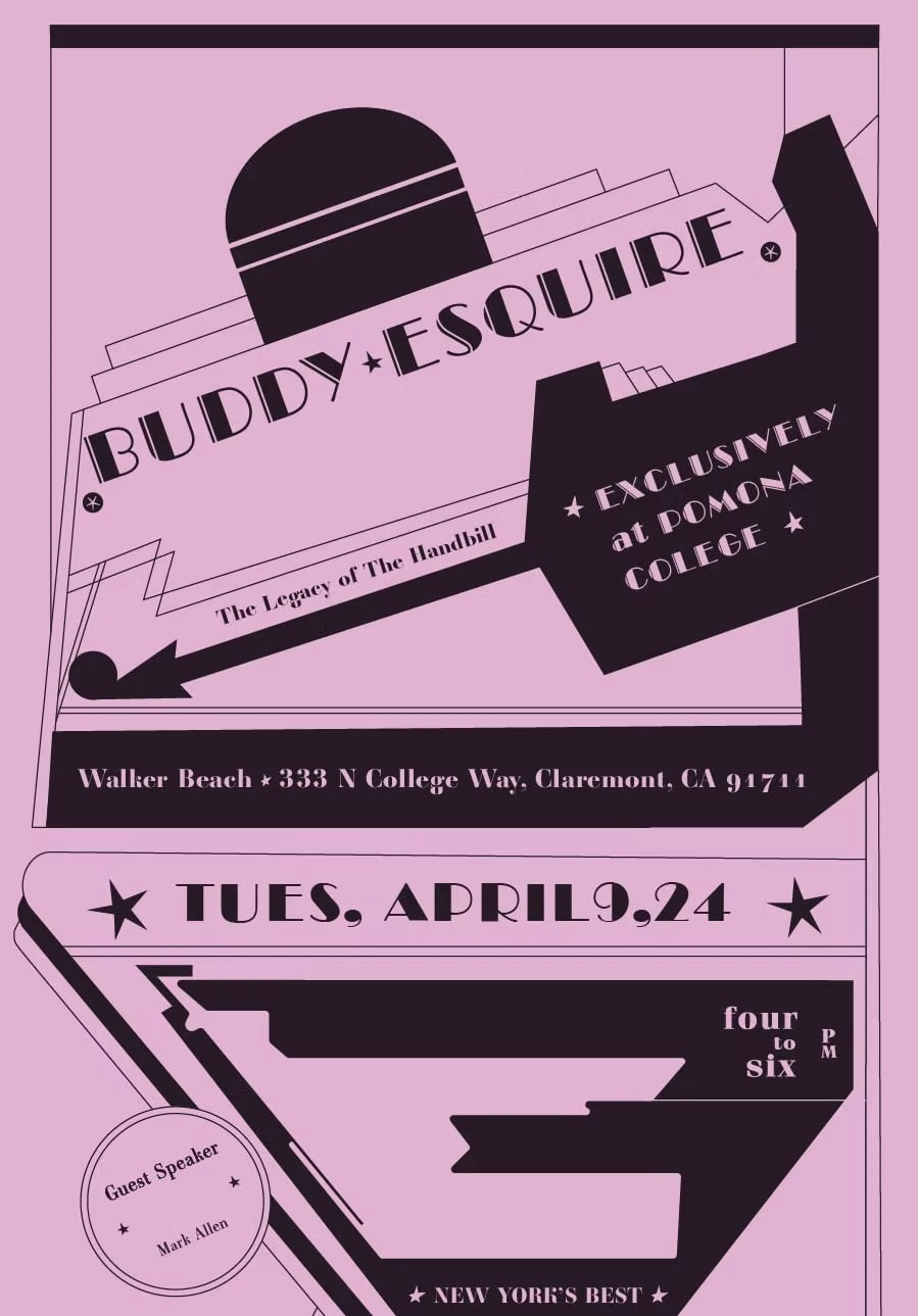 Buddy Esquire Handbill
